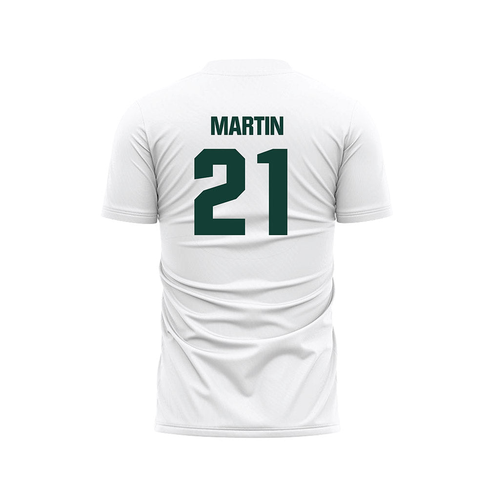 Michigan State - NCAA Women's Soccer : Maleeya Martin - White Soccer Jersey-1