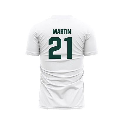 Michigan State - NCAA Women's Soccer : Maleeya Martin - White Soccer Jersey-1