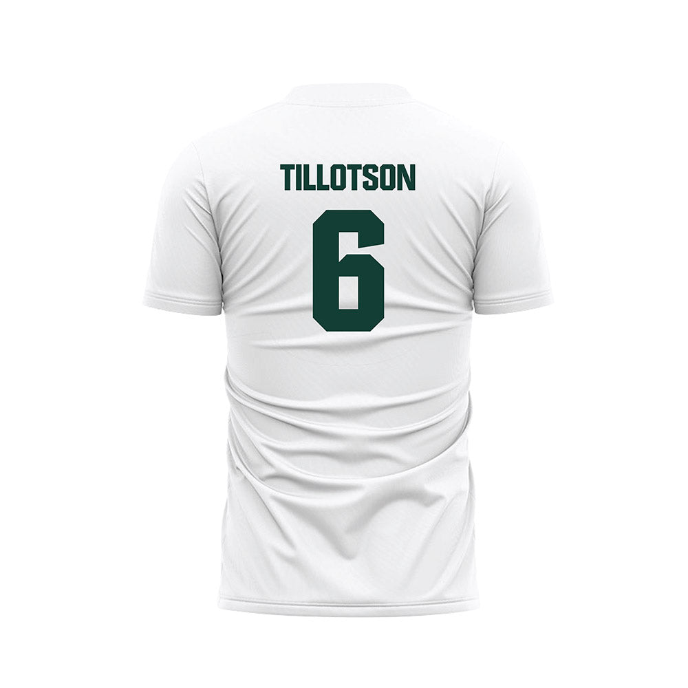 Michigan State - NCAA Women's Soccer : Remini Tillotson - White Soccer Jersey-1