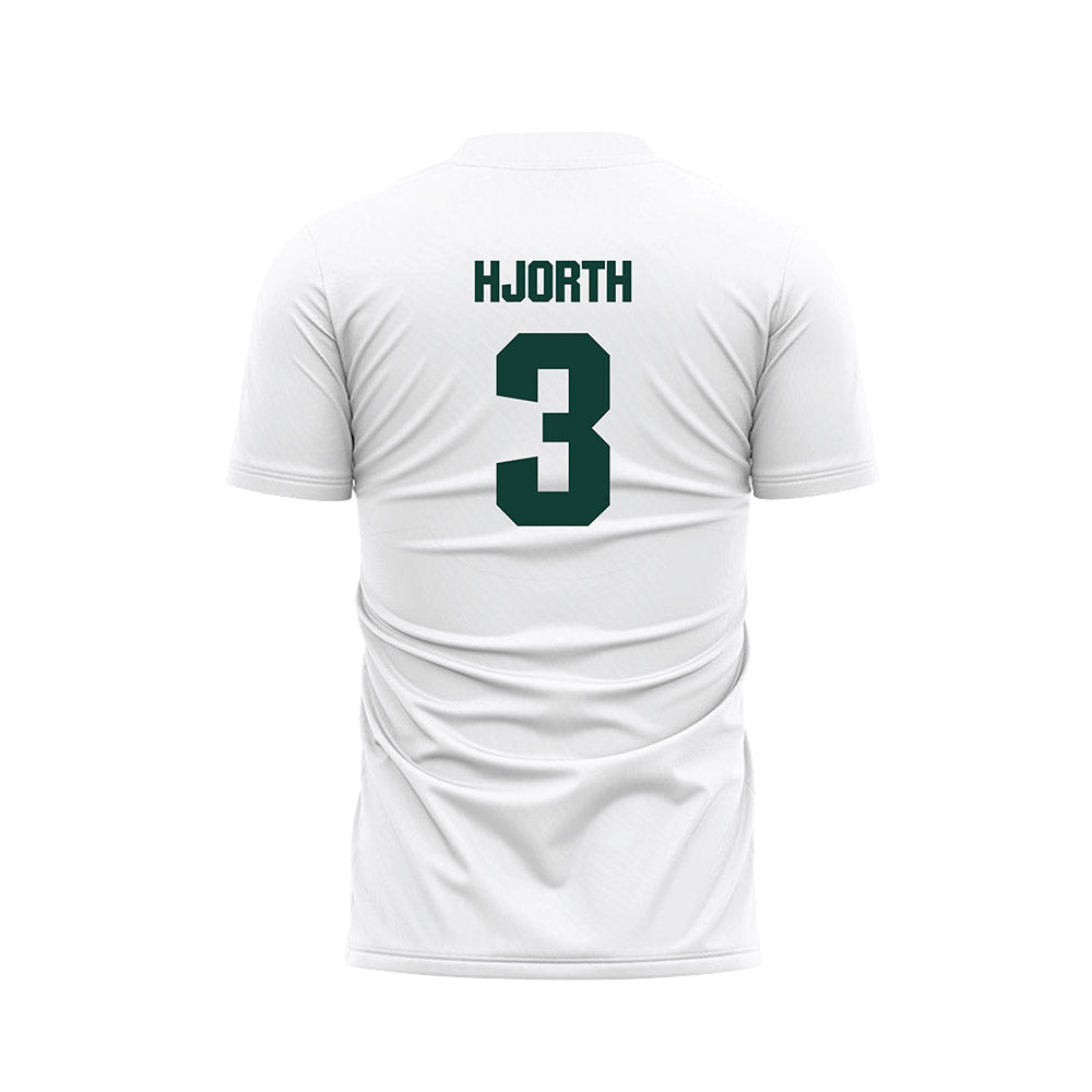 Michigan State - NCAA Women's Soccer : Taya Hjorth - White Soccer Jersey