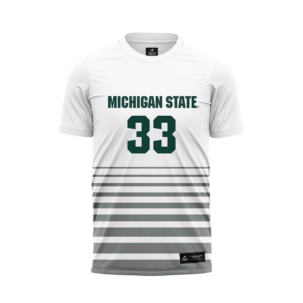 Michigan State - NCAA Women's Soccer : Lexi Grundler - White Soccer Jersey