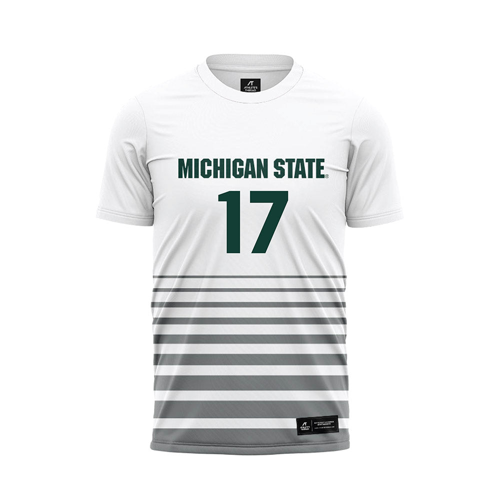 Michigan State - NCAA Women's Soccer : Allie Mairn - White Soccer Jersey-0