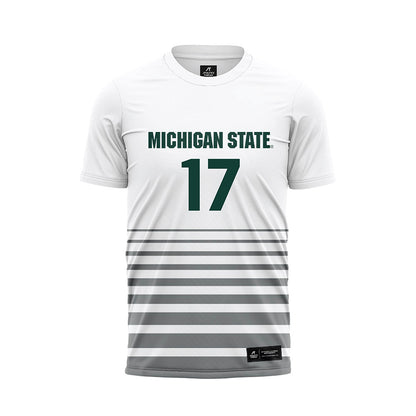 Michigan State - NCAA Women's Soccer : Allie Mairn - White Soccer Jersey-0