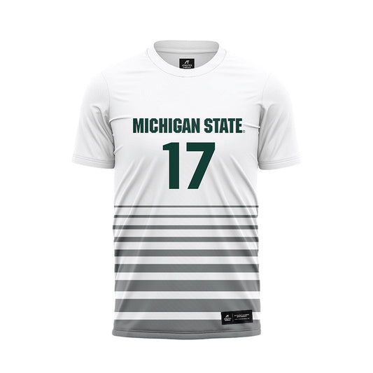 Michigan State - NCAA Women's Soccer : Allie Mairn - White Soccer Jersey-0