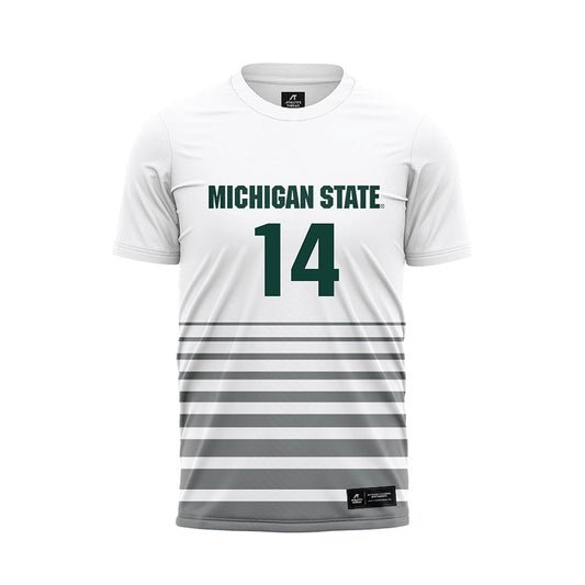 Michigan State - NCAA Women's Soccer : Mackenzie Anthony - White Soccer Jersey