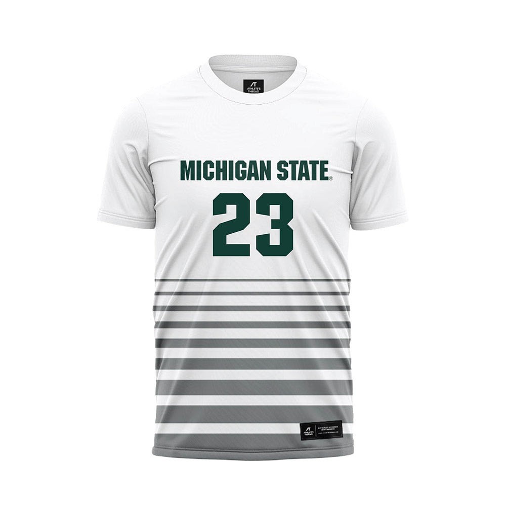 Michigan State - NCAA Women's Soccer : Bella Najera - White Soccer Jersey