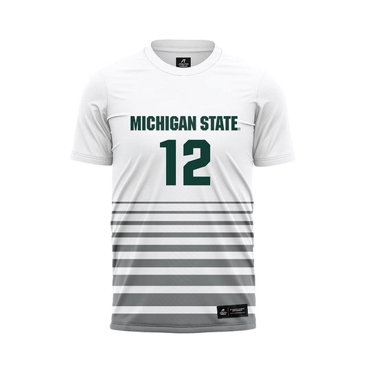 Michigan State - NCAA Women's Soccer : Jordyn Wickes - White Soccer Jersey