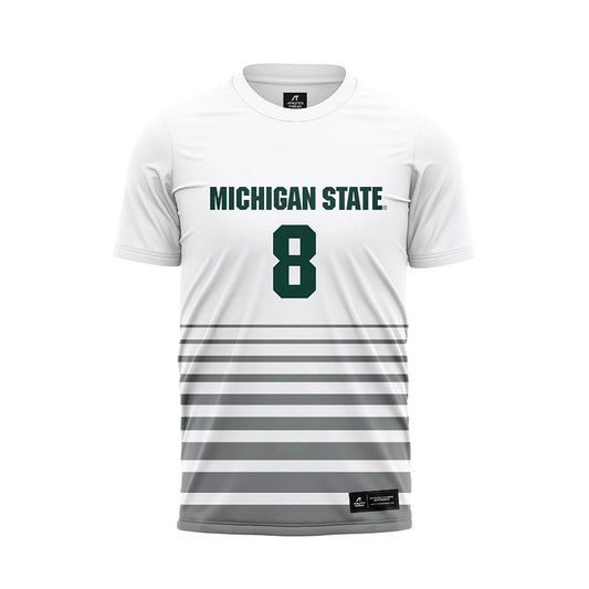 Michigan State - NCAA Women's Soccer : Grace Jackson - White Soccer Jersey