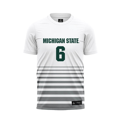 Michigan State - NCAA Women's Soccer : Remini Tillotson - White Soccer Jersey-0