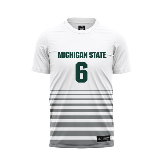 Michigan State - NCAA Women's Soccer : Remini Tillotson - White Soccer Jersey-0