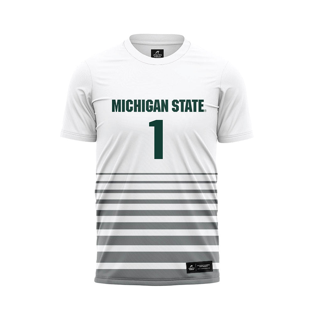Michigan State - NCAA Women's Soccer : Kennedy Zorn - White Soccer Jersey-0