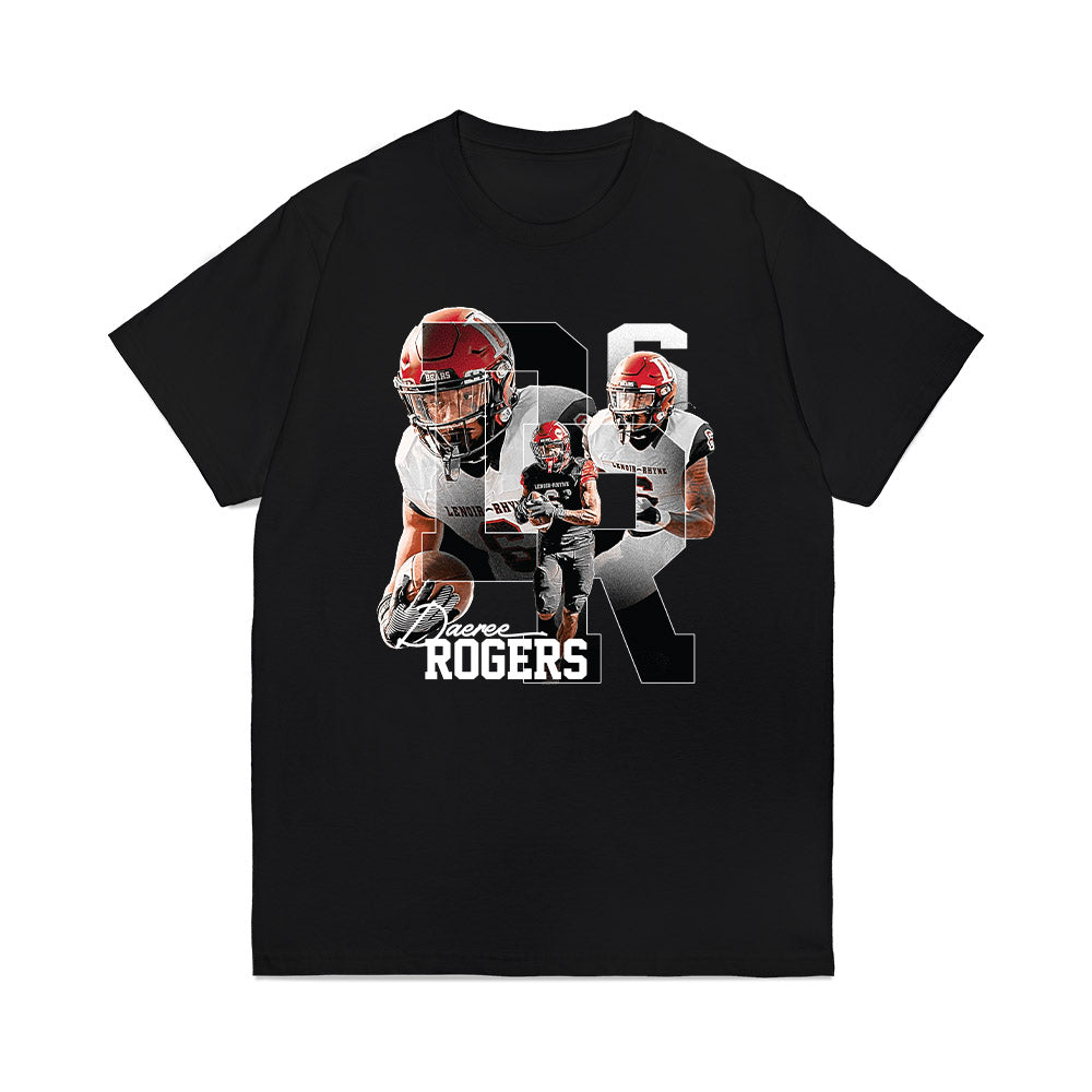Lenoir Rhyne - NCAA Football : DeAree Rogers - Collage Premium T-Shirt-0
