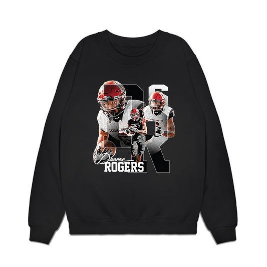 Lenoir Rhyne - NCAA Football : DeAree Rogers - Collage Premium Crewneck Sweatshirt-0