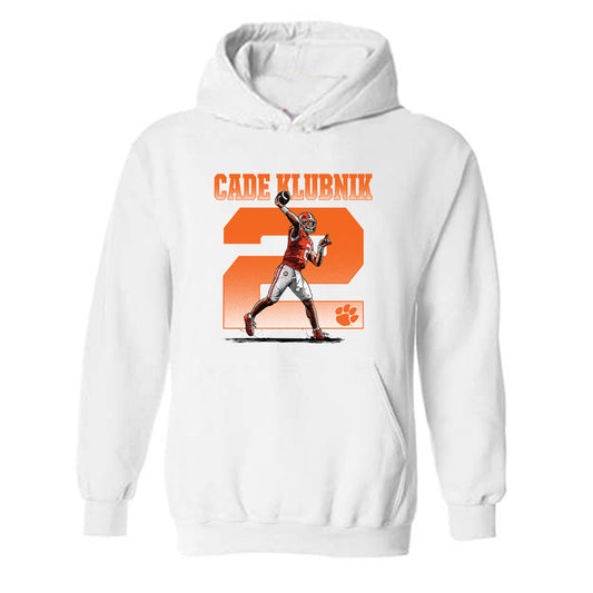 Clemson - NCAA Football : Cade Klubnik - Individual Caricature Hooded Sweatshirt