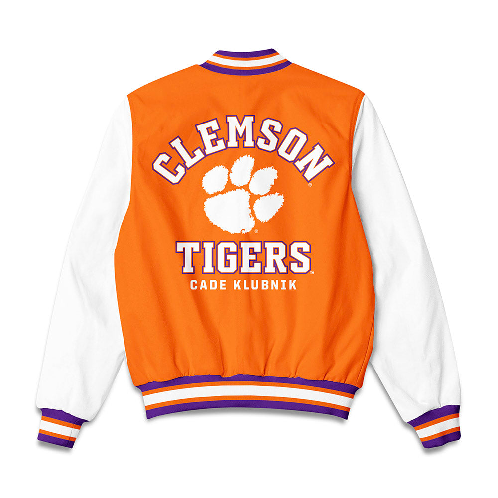 Clemson - NCAA Football : Cade Klubnik - Bomber Jacket