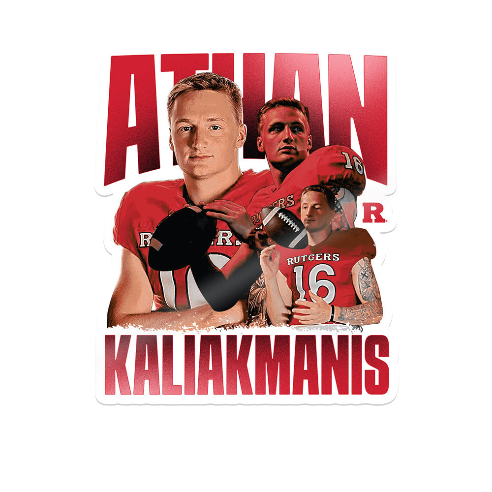 Rutgers - NCAA Football : Athan Kaliakmanis - Sticker