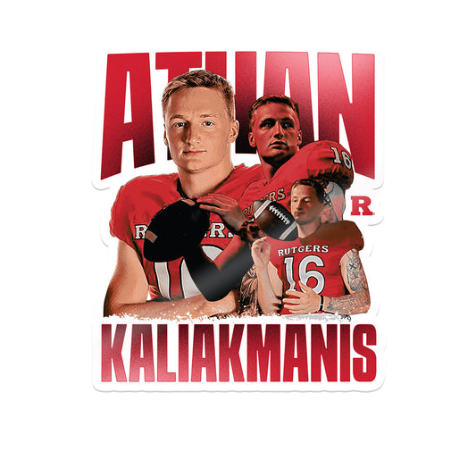 Rutgers - NCAA Football : Athan Kaliakmanis - Sticker