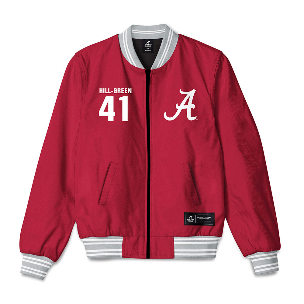 Alabama - NCAA Football : Nikhai Hill-Green - Bomber Jacket-1