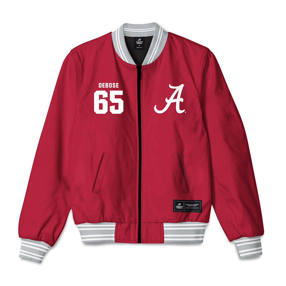 Alabama - NCAA Football : Micah DeBose - Bomber Jacket-1