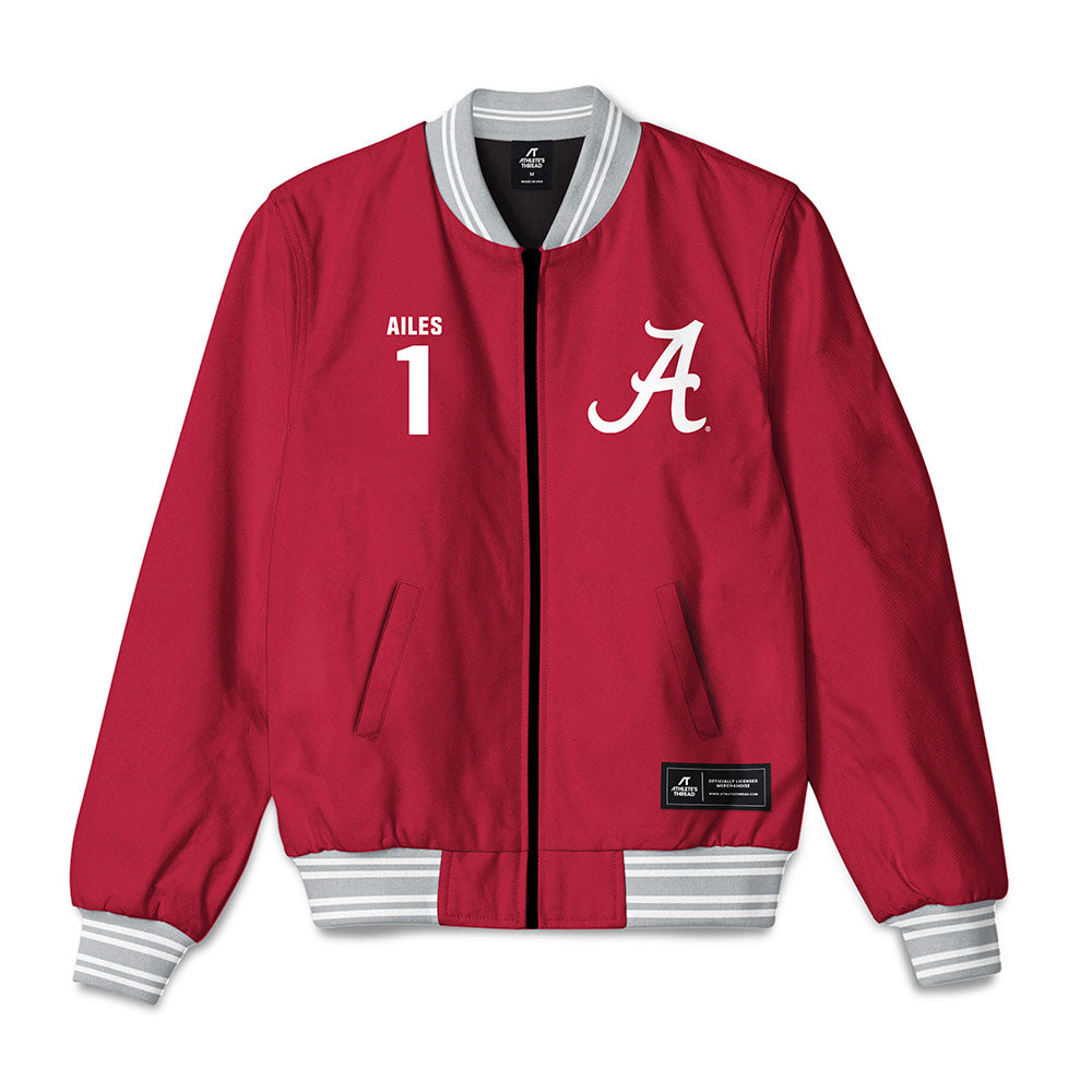 Alabama - NCAA Women's Track & Field : Miracle Ailes - Bomber Jacket-0