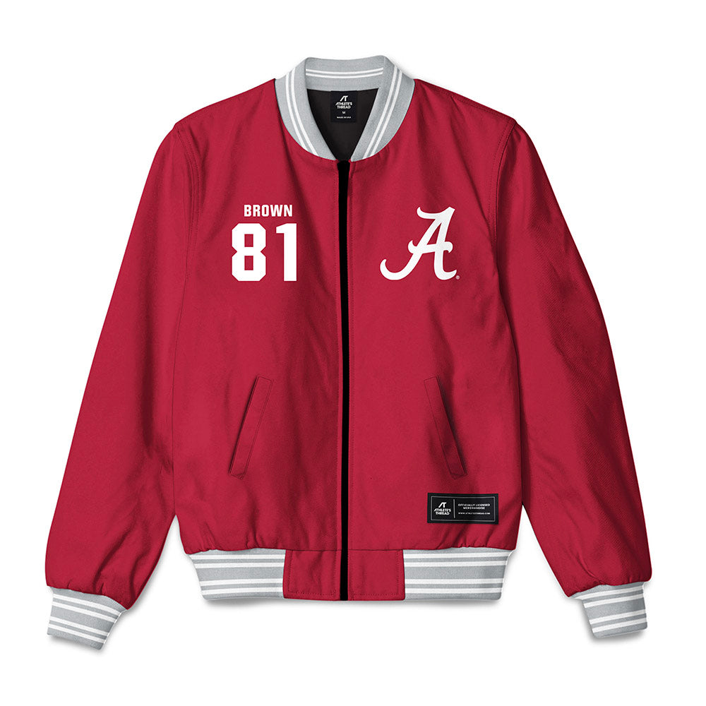 Alabama - Football Alumni : Keith Brown - Bomber Jacket