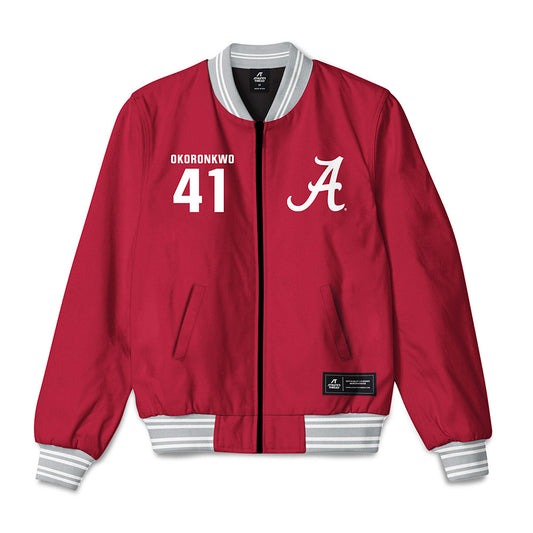 Alabama - NCAA Football : Justin Okoronkwo - Bomber Jacket