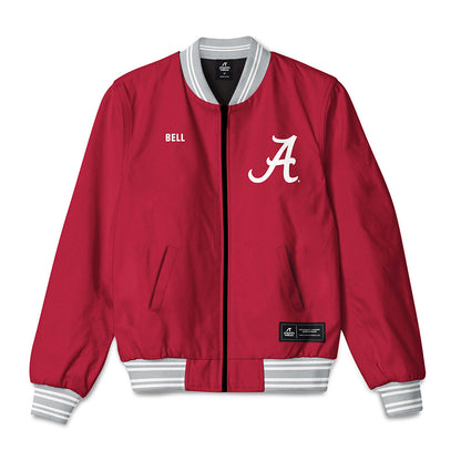 Alabama - NCAA Men's Swimming & Diving : Drayden Bell - Bomber Jacket-0