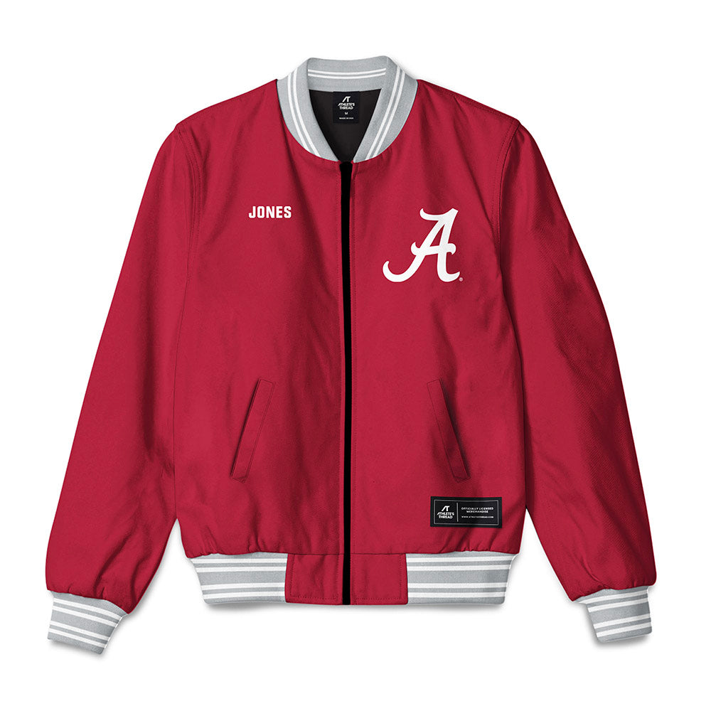 Alabama - NCAA Men's Swimming & Diving : Tanner Jones - Bomber Jacket-0