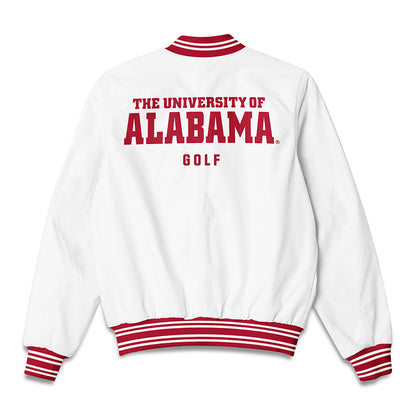 Alabama - NCAA Men's Golf : Dillon West - Bomber Jacket