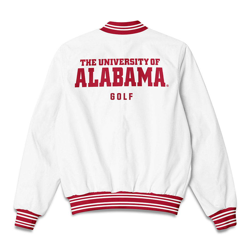 Alabama - NCAA Men's Golf : Charlie Nikitas - Bomber Jacket