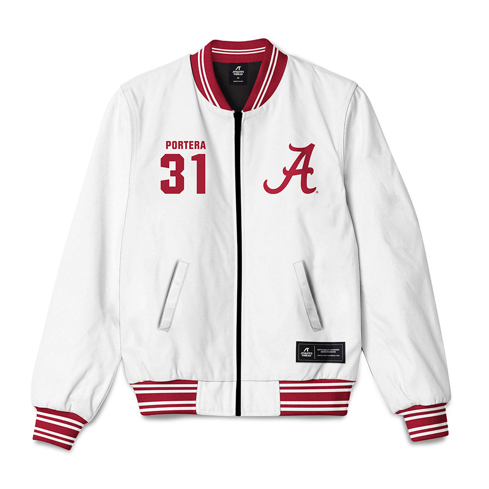 Alabama - NCAA Baseball : Will Portera - Bomber Jacket