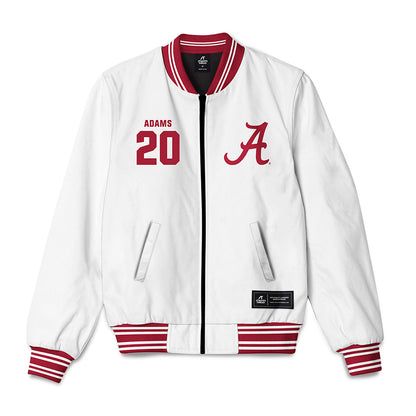 Alabama - NCAA Baseball : Zane Adams - Bomber Jacket