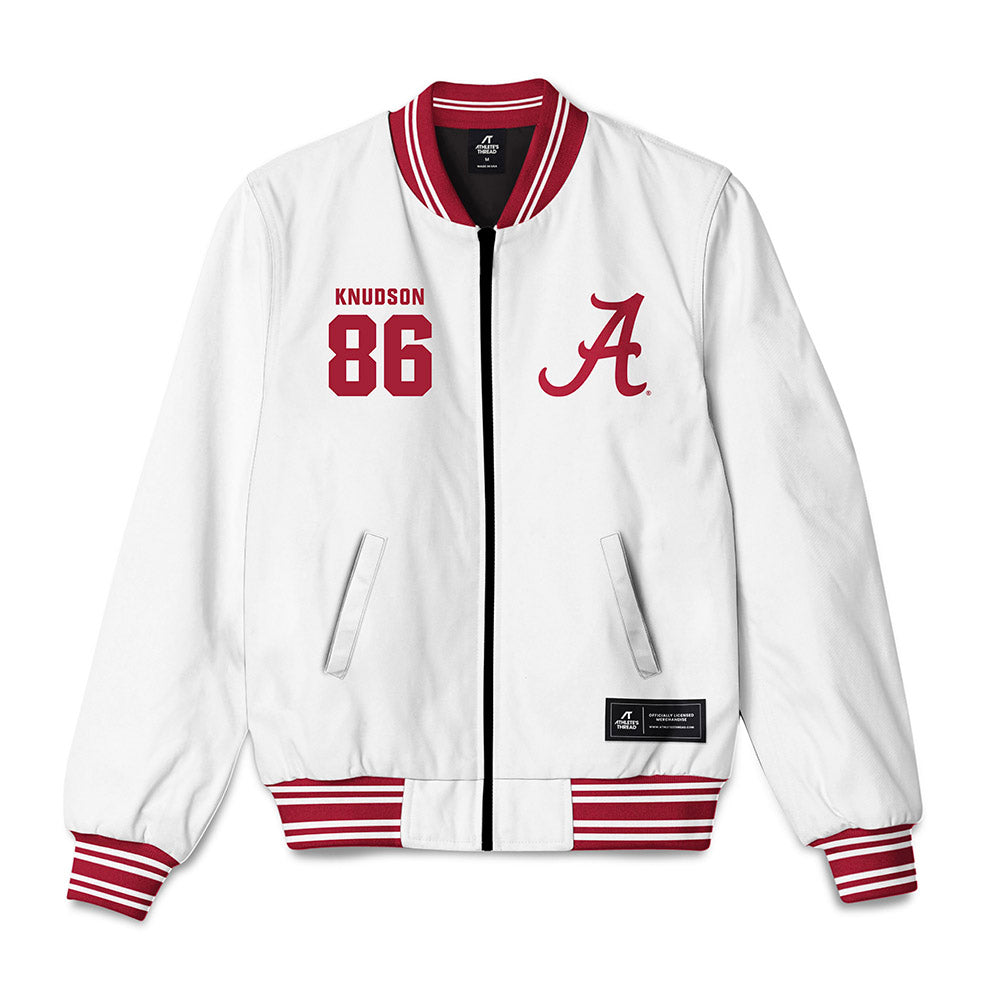 Alabama - NCAA Football : Peter Knudson - Bomber Jacket-1