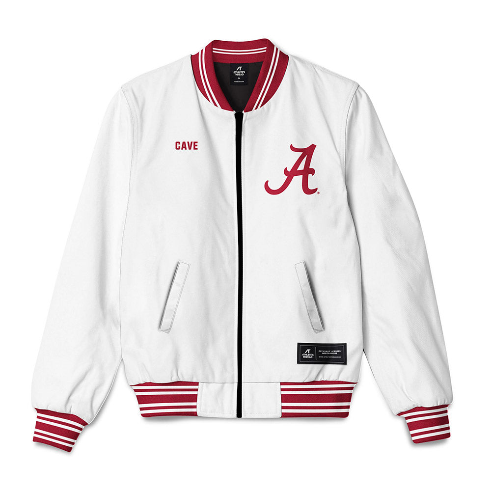 Alabama - NCAA Men's Golf : JP Cave - Bomber Jacket