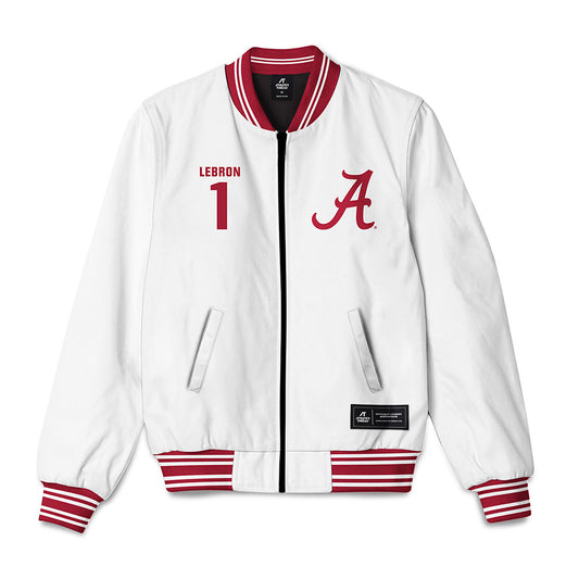 Alabama - NCAA Baseball : Justin Lebron - Bomber Jacket