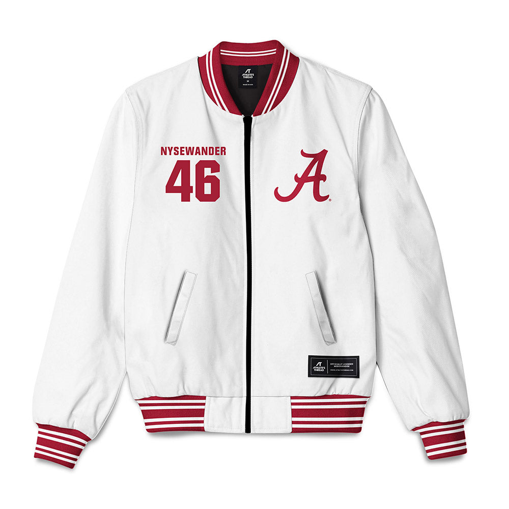 Alabama - Football Alumni : Michael Nysewander - Bomber Jacket