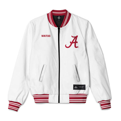 Alabama - NCAA Men's Golf : Charlie Nikitas - Bomber Jacket