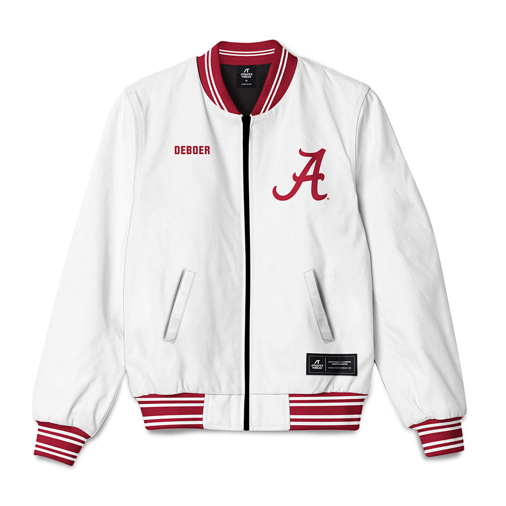 Alabama - NCAA Football : Kalen DeBoer - Bomber Jacket