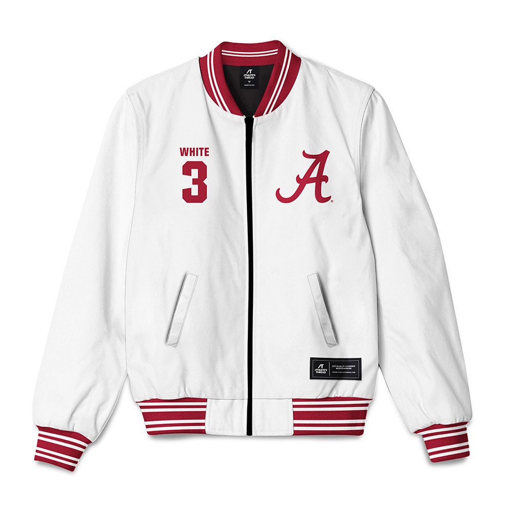 Alabama - NCAA Softball : Kristen White - Bomber Jacket