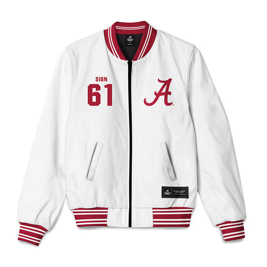 Alabama - Football Alumni : Christopher Sign - Bomber Jacket