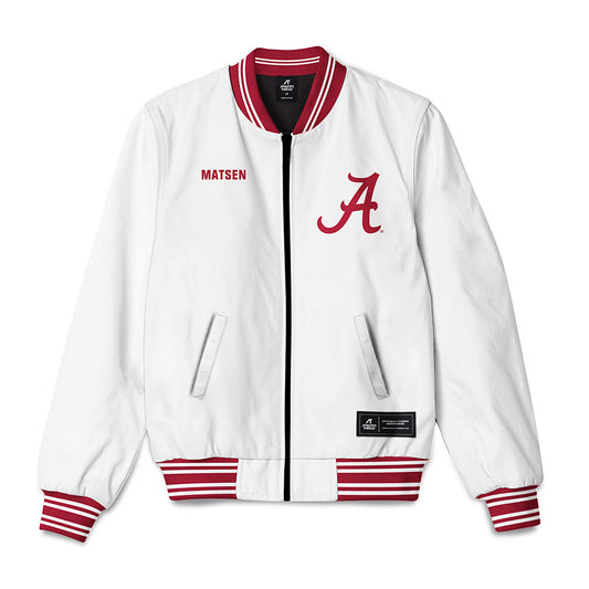 Alabama - NCAA Women's Rowing : Kelsey Matsen - Bomber Jacket