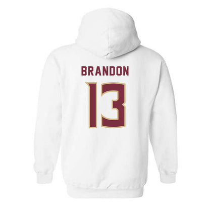 FSU - NCAA Women's Soccer : Mya Brandon - Replica Shersey Hooded Sweatshirt-1