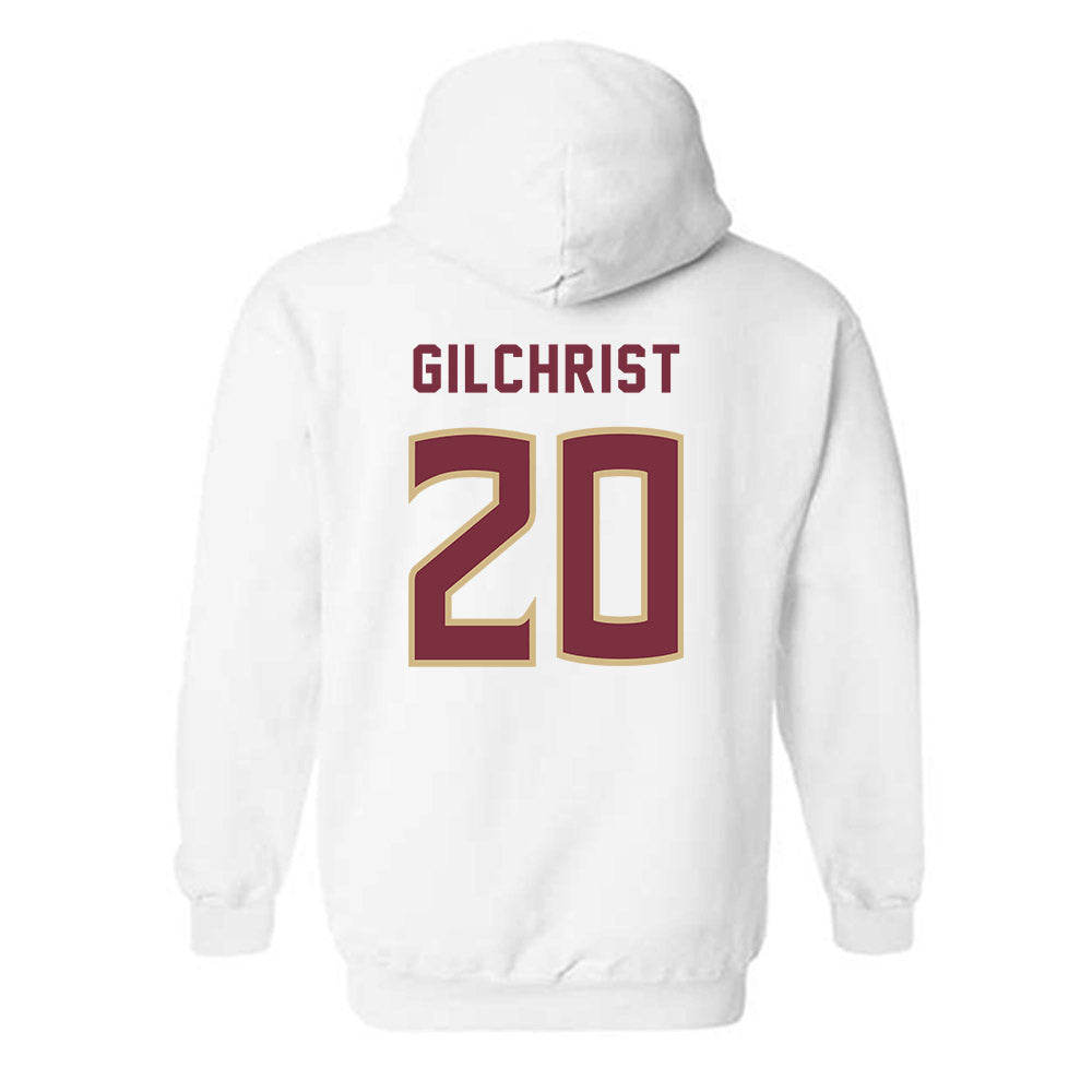 FSU - NCAA Women's Soccer : heather Gilchrist - Replica Shersey Hooded Sweatshirt-1