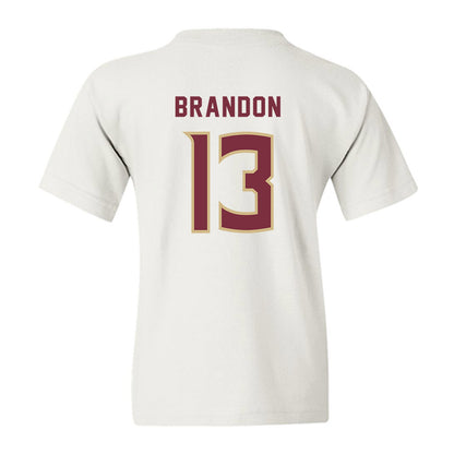 FSU - NCAA Women's Soccer : Mya Brandon - Replica Shersey Youth T-Shirt-1