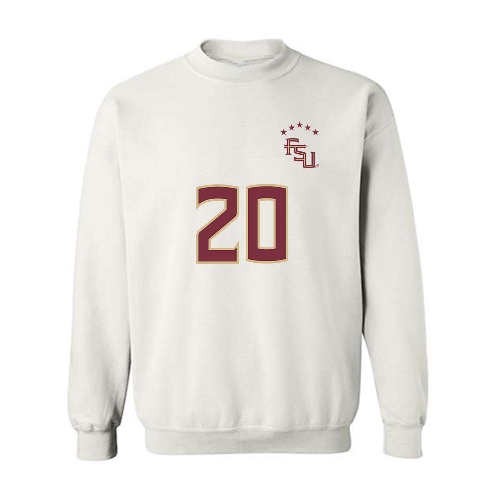 FSU - NCAA Women's Soccer : heather Gilchrist - Replica Shersey Crewneck Sweatshirt-0