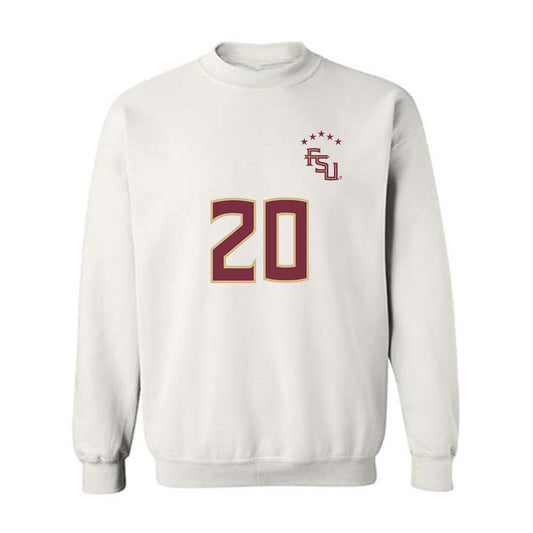 FSU - NCAA Women's Soccer : heather Gilchrist - Replica Shersey Crewneck Sweatshirt-0