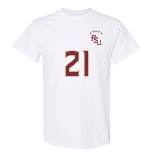 FSU - NCAA Women's Soccer : Nawreen Ahmad - Replica Shersey T-Shirt-0