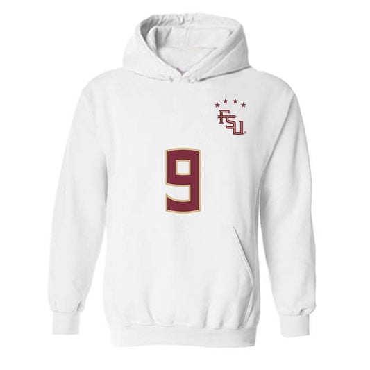 FSU - NCAA Women's Soccer : Taylor Suarez - Replica Shersey Hooded Sweatshirt