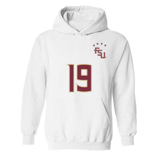 FSU - NCAA Women's Soccer : Kameron Simmonds - Replica Shersey Hooded Sweatshirt