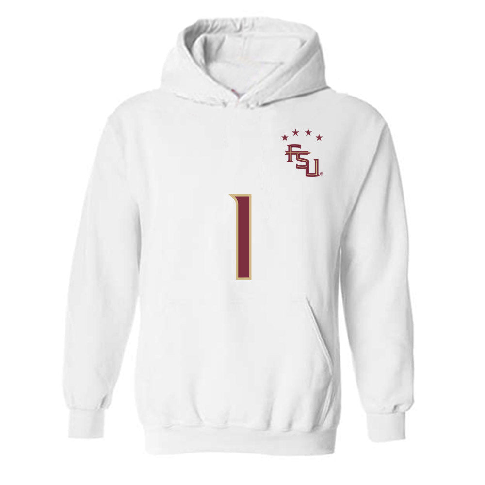 FSU - NCAA Women's Soccer : Adelyn Todd - Replica Shersey Hooded Sweatshirt
